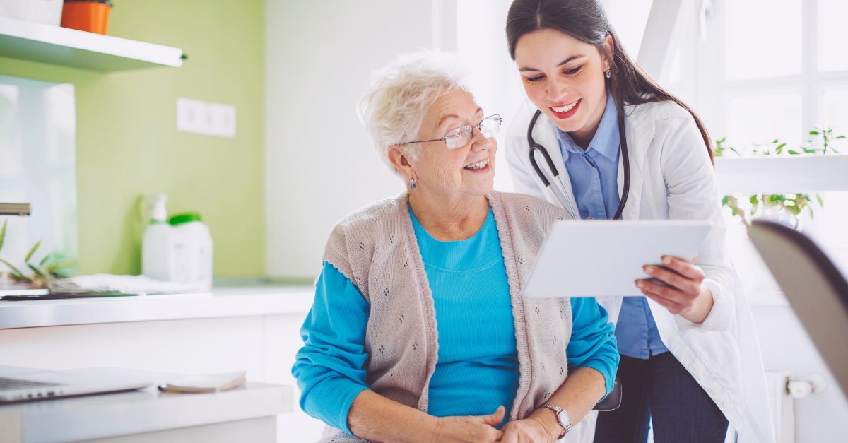 Patient talking to a doctor, symbolizing Patient Empowerment and the journey towards taking control of one's health