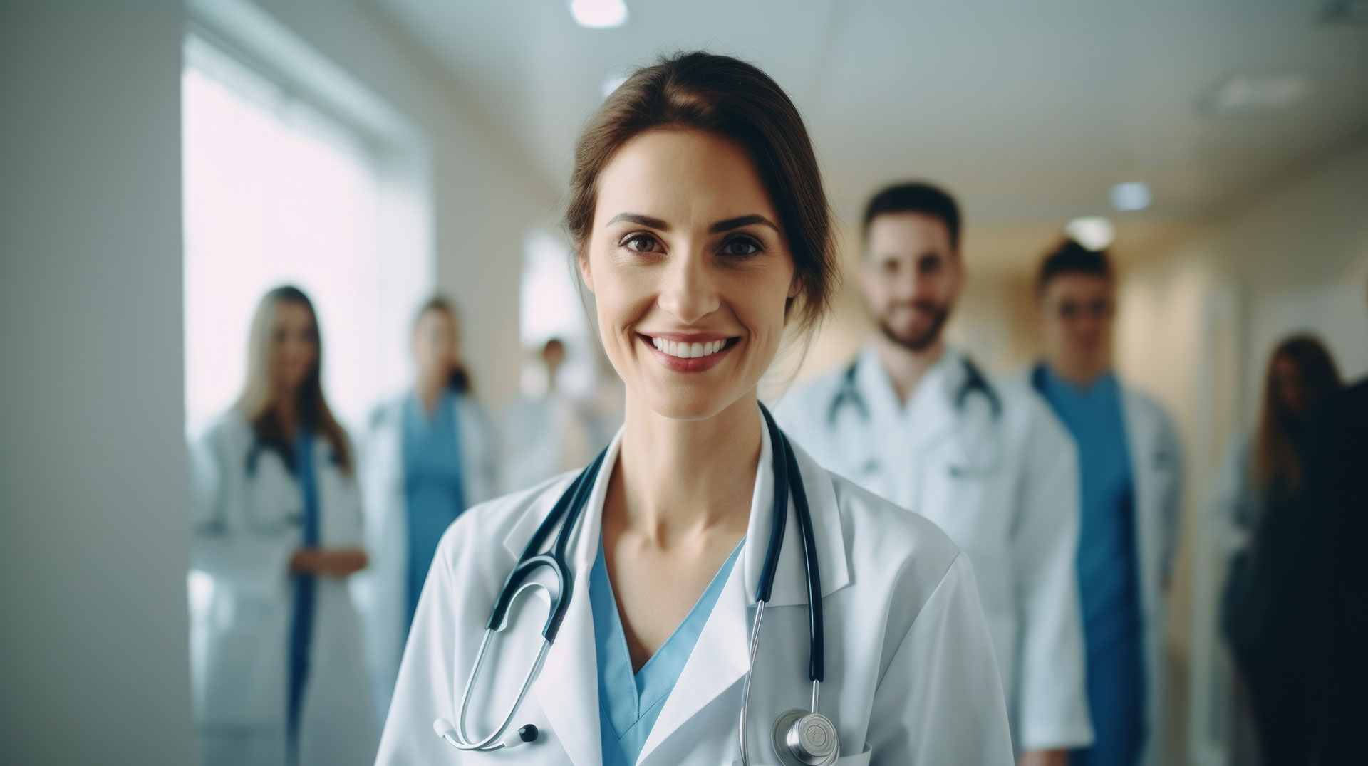 Smiling healthcare professional representing Cliniconex’s Automated Care Platform, a leading Patient Engagement Software designed to enhance communication and care coordination.