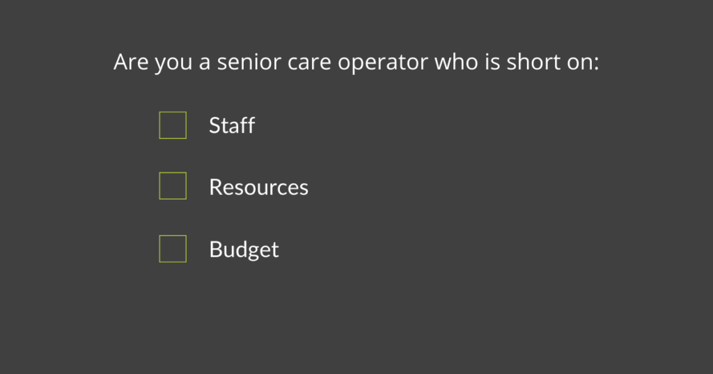 senior care staffing shortage